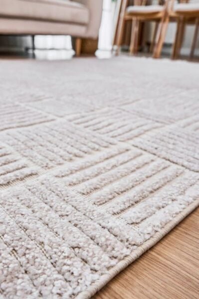 Alessa Serisi Krem Renk Dokuma Halı AP-6822