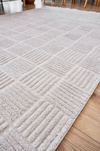 Alessa Serisi Krem Renk Dokuma Halı AP-6822