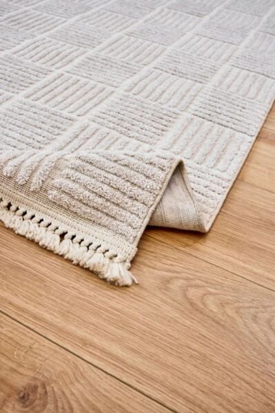 Alessa Serisi Krem Renk Dokuma Halı AP-6822