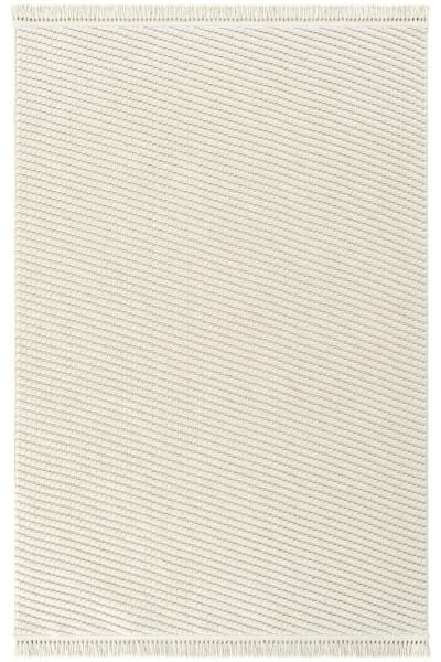 Mabel Serisi Bej Kaymaz Tabanlı Antibakteriyel Makine Halısı L-5444