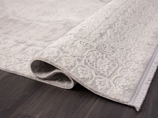 Vista Serisi Tozumaz Antialerjik Gri Renk Makine Halısı VS002G