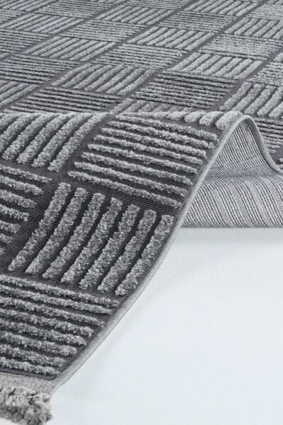 Alessa Serisi Antrasit Renk Dokuma Halı AP-6825