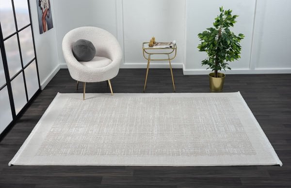 Vista Serisi Tozumaz Antialerjik Ekru Renk Makine Halısı VS003A