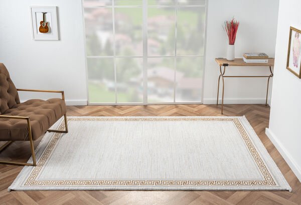 Vista Serisi Tozumaz Antialerjik Gold Renk Makine Halısı VS007A