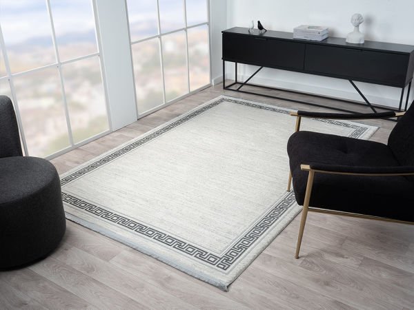 Vista Serisi Tozumaz Antialerjik Gri Renk Makine Halısı VS007G