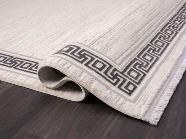 Vista Serisi Tozumaz Antialerjik Gri Renk Makine Halısı VS007G