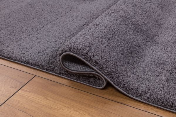 Adel Serisi Shaggy Modern Antrasit Renk Dokuma Halı LBY-1003