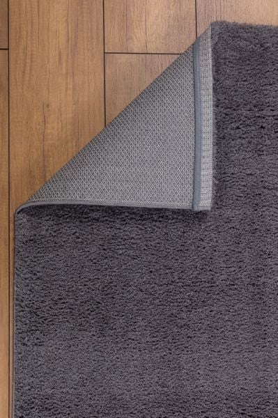 Adel Serisi Shaggy Modern Antrasit Renk Dokuma Halı LBY-1003