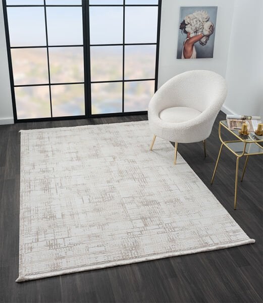 Vista Serisi Tozumaz Antialerjik Bej Renk Makine Halısı VS010A