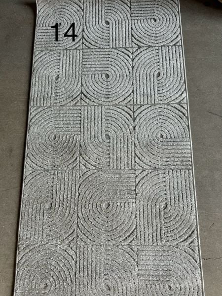 Ahsen Serisi Hav Toz Vermeyen Antialerjik Gri Renk Halı MH-14