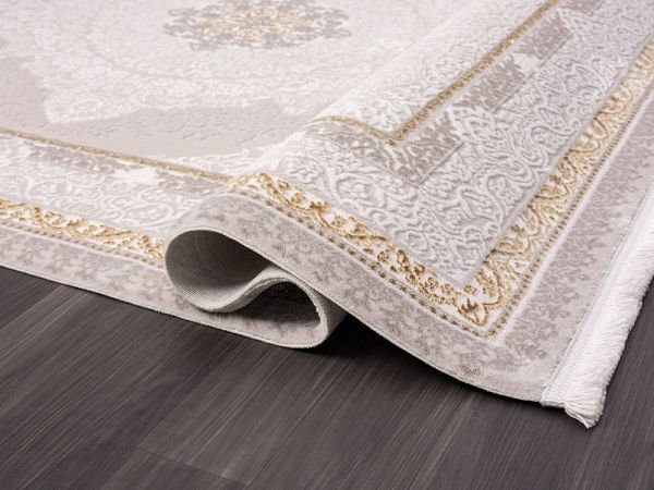 Vista Serisi Tozumaz Antialerjik Bej Gold Renk Makine Halısı VS012A