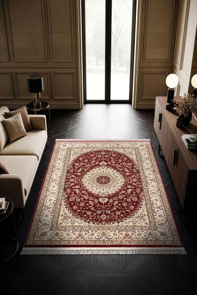Palace Serisi Klasik Desen Yüksek Kalite Makine Halısı PL001J