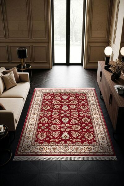 Palace Serisi Klasik Desen Yüksek Kalite Makine Halısı PL002J