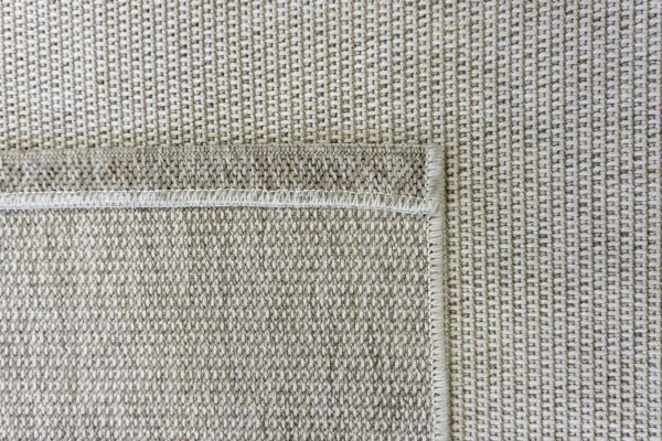 Craft Serisi Düz Krem Renk Dokuma Makine Halısı S-0462