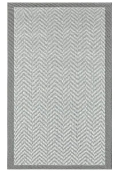 Sisal Serisi Krem Gri Kaymaz Tabanlı Yıkanabilir Dokuma Halı EM-E905