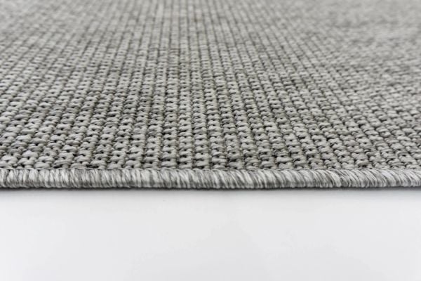 Craft Serisi Düz Gri Renk Dokuma Makine Halısı S-0463