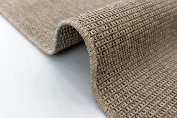 Craft Serisi Düz Bej Renk Dokuma Makine Halısı S-0464