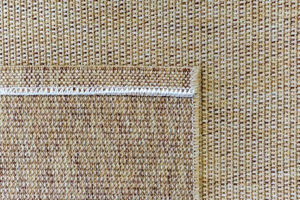 Craft Serisi Düz Bej Renk Dokuma Makine Halısı S-0464