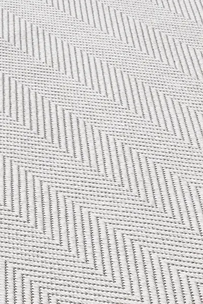 Sisal Serisi Krem Siyah Kaymaz Tabanlı Yıkanabilir Dokuma Halı EM-E907