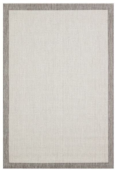 Sisal Serisi Krem Gri Kaymaz Tabanlı Yıkanabilir Dokuma Halı TU-EN06