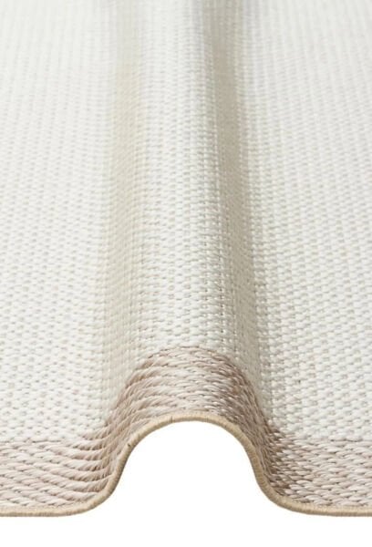 Sisal Serisi Krem Bej Kaymaz Tabanlı Yıkanabilir Dokuma Halı TU-EN04