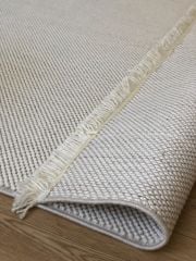 Amore Serisi Beyaz Renk Naturel Dokuma Halı TU-110