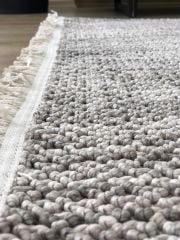 Amore Serisi Antrasit Renk Naturel Dokuma Halı TU-113