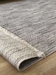 Amore Serisi Antrasit Renk Naturel Dokuma Halı TU-113