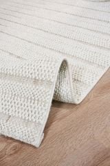 Amore Serisi Beyaz Renk Naturel Dokuma Halı TU-114