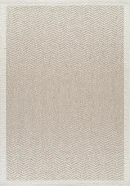 Sisal Serisi Bej Krem Kaymaz Tabanlı Yıkanabilir Dokuma Halı TU-EN02