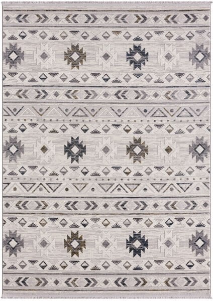 Loya Serisi Gri Renk Tozumaz Antialerjik Makine Halısı LY001G