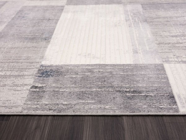 Loya Serisi Gri Renk Tozumaz Antialerjik Makine Halısı LY005G