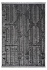 Maison Serisi Gri İskandinav Desenli Modern Halı C-1006