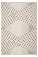 Terra Serisi Krem Peluş Dokulu Makine Halısı C-1008