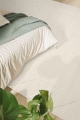 Terra Serisi Krem Yumuşak Dokulu Makine Halısı C-1009