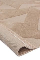 Terra Serisi Bej Renk Dokuma Makine Halısı C-1011