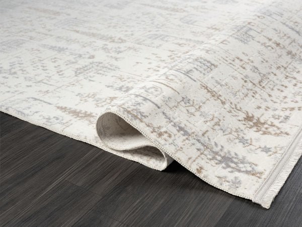 Armony Serisi Akrilik Dokuma Gri Makine Halısı AR012A