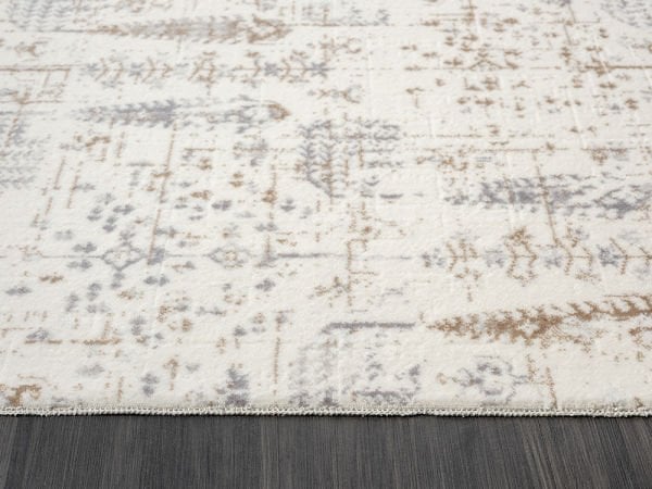 Armony Serisi Akrilik Dokuma Gri Makine Halısı AR012A