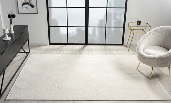 Armony Serisi Akrilik Dokuma Krem Makine Halısı AR011A