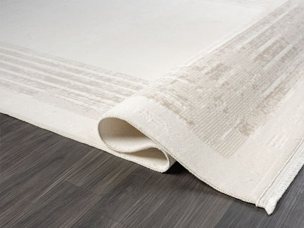 Armony Serisi Akrilik Dokuma Bej Makine Halısı AR008A