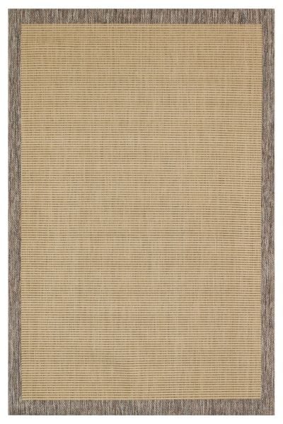 Sisal Serisi Hasır Renk Kaymaz Tabanlı Yıkanabilir Hasır Dokuma Halı TU-0353