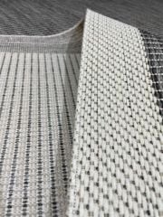 Sisal Serisi Gri Krem Kaymaz Tabanlı Yıkanabilir Hasır Dokuma Halı TU-0356