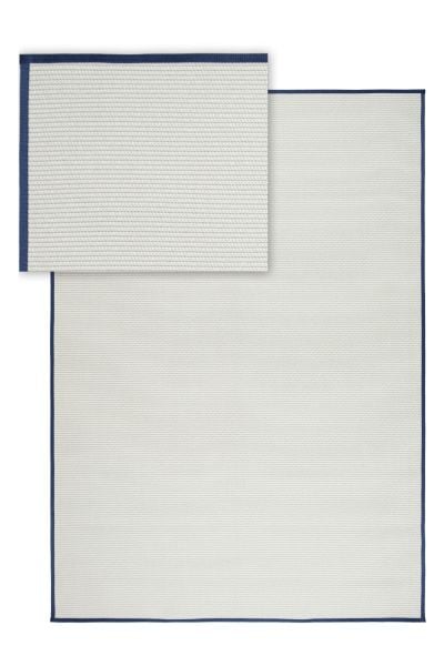 Secret Serisi Krem/Mavi Doğal Sisal Halı C-0101