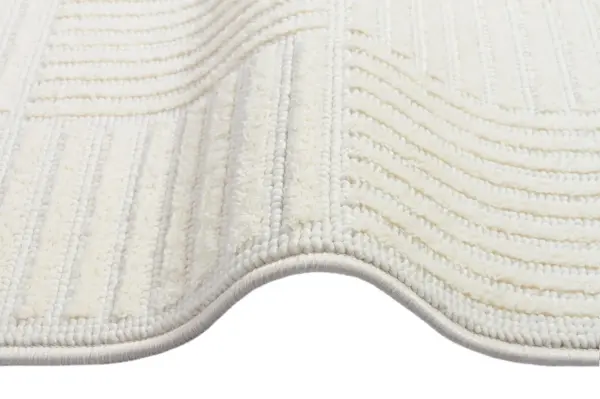 Peru Serisi Krem Renk Yumuşak Dokuma Halı T-LP01