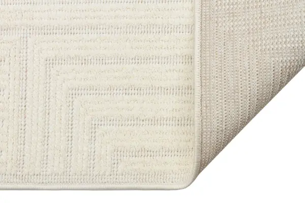 Peru Serisi Krem Renk Yumuşak Dokuma Halı T-LP07