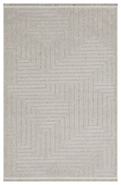 Peru Serisi Gri Renk Yumuşak Dokuma Halı T-LP05