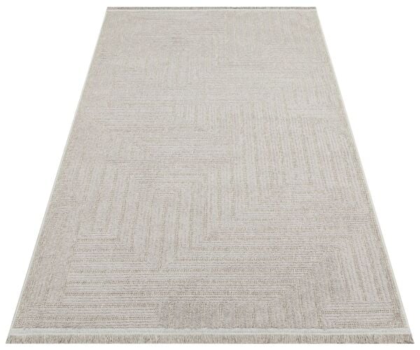 Peru Serisi Gri Renk Yumuşak Dokuma Halı T-LP05