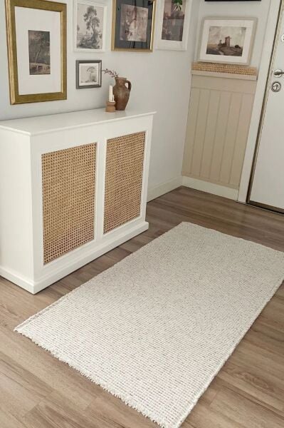 Gues Serisi Bej Yumuşak Dokulu Yüksek Kalite Makine Halısı AP-7412