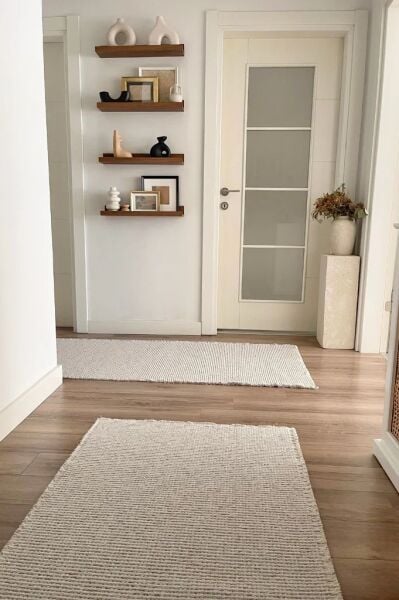 Gues Serisi Bej Yumuşak Dokulu Yüksek Kalite Makine Halısı AP-7412