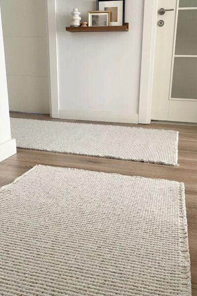 Gues Serisi Bej Yumuşak Dokulu Yüksek Kalite Makine Halısı AP-7412